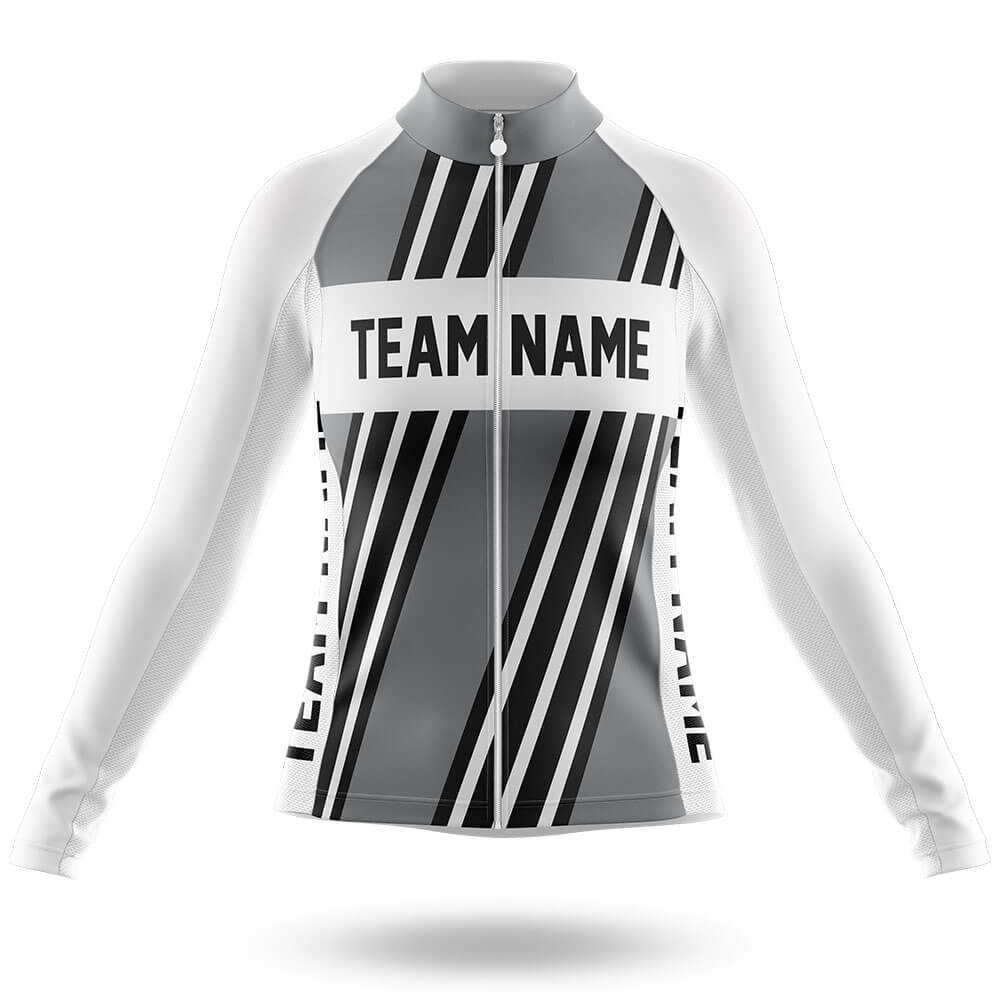 Custom Team Name M5 Grey - Women's Cycling Kit