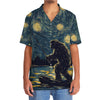 Bigfoot Starry Night Sasquatch Painting Art