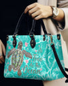 Bigcrowns AS FREE AS THE OCEAN LEATHER HANDBAG N2407244