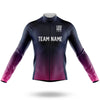 Custom Team Name S1 Pink - Men's Cycling Kit