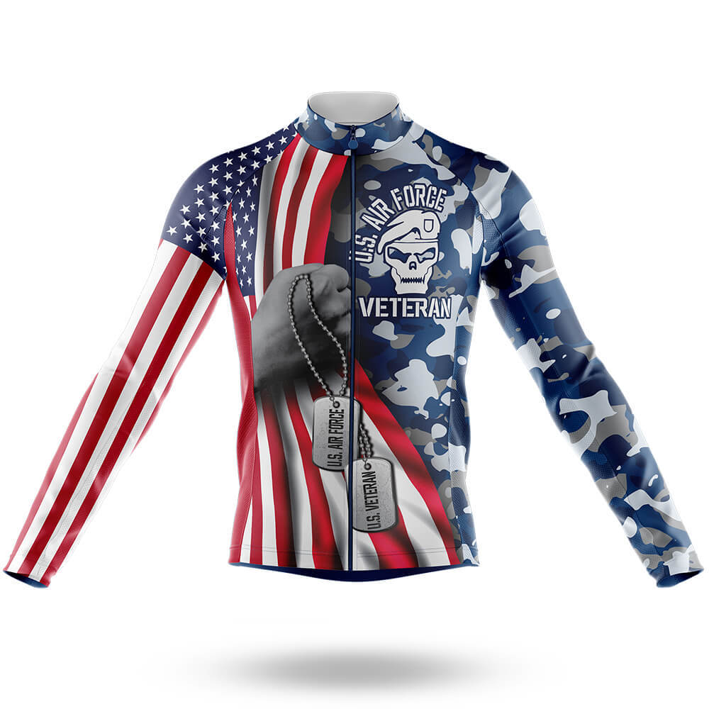 US Air Force Veteran Flag - Men's Cycling Kit