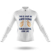 Awesome Grandpa V3 - White - Men's Cycling Kit