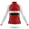 Custom Team Name M2 Red - Women's Cycling Kit