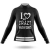 Love My Crazy Husband - Women's Cycling Kit