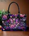 KARMA FAIRY SKELETON ROSE LEATHER HANDBAG - TLTW0304243