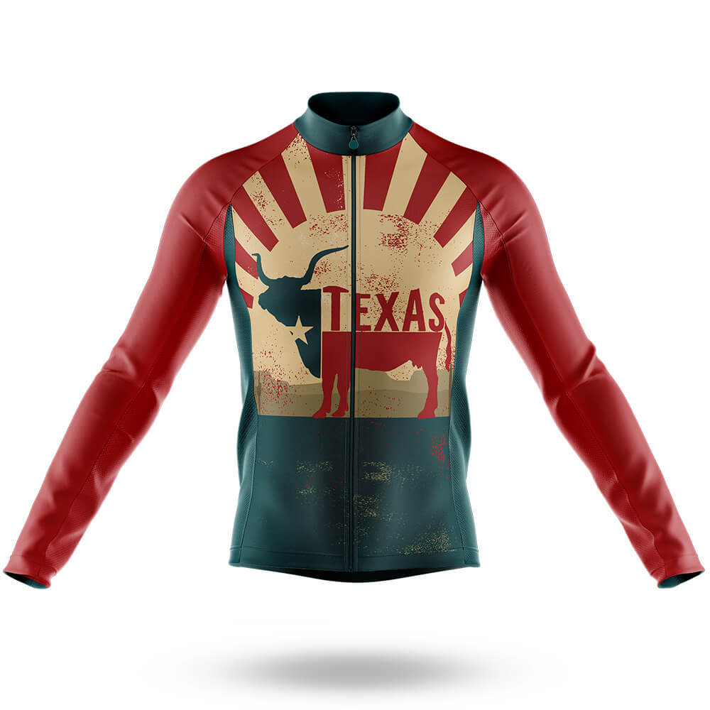 Texas Flag Longhorn - Men's Cycling Kit