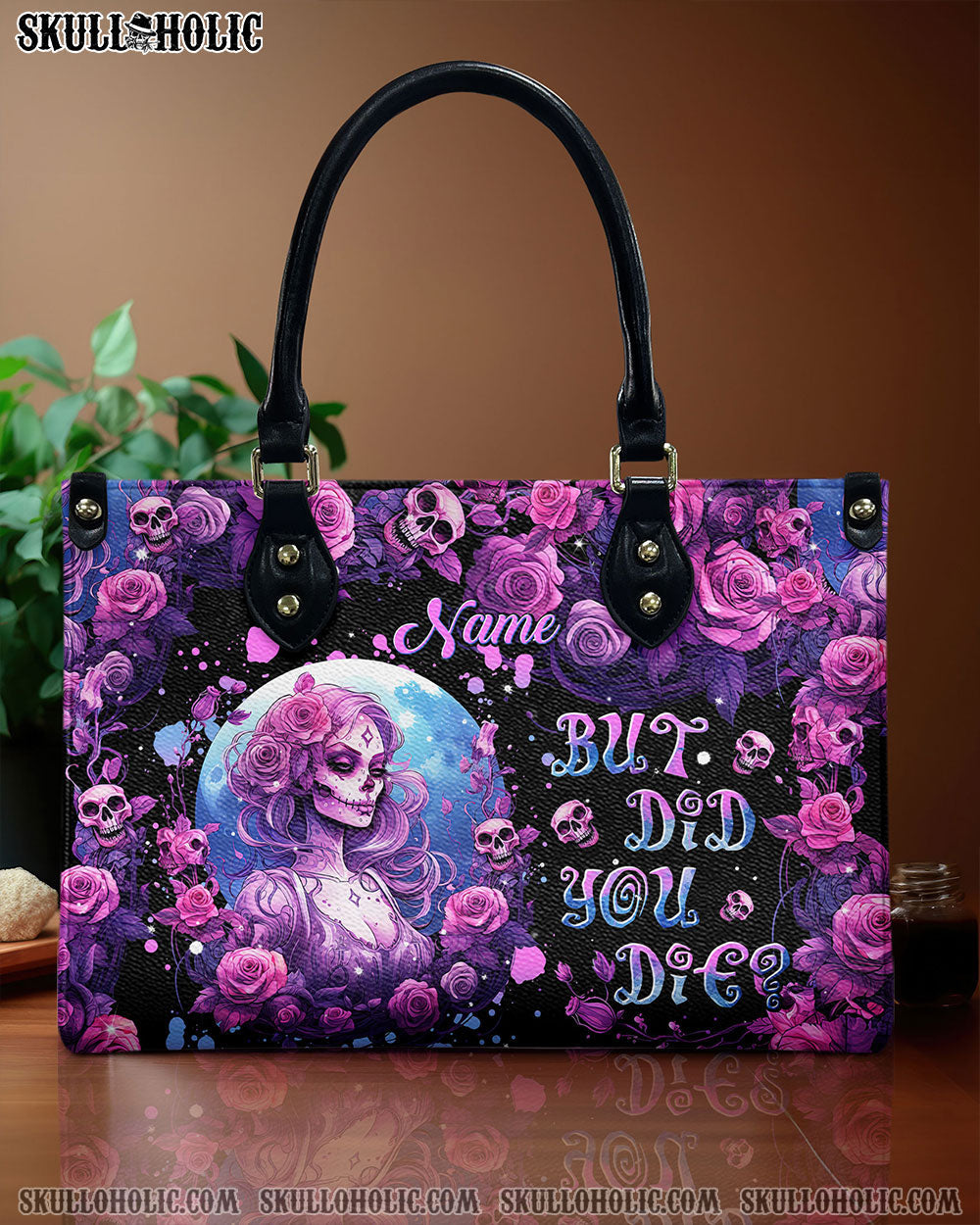 BUT DID YOU DIE LEATHER HANDBAG - TLNT2607244