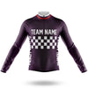 Custom Team Name M7 Dark Purple - Men's Cycling Kit