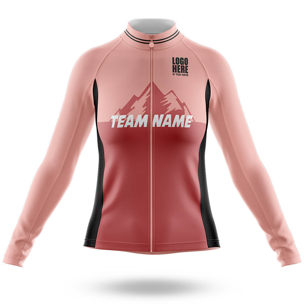 Custom Team Name V3 Pink - Women's Cycling Kit