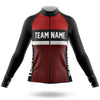Custom Team Name M6 Red - Women's Cycling Kit