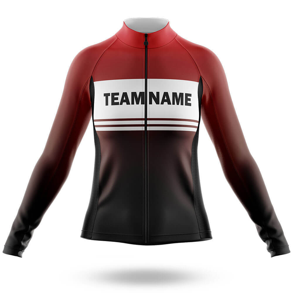 Custom Team Name S2 Black - Women's Cycling Kit