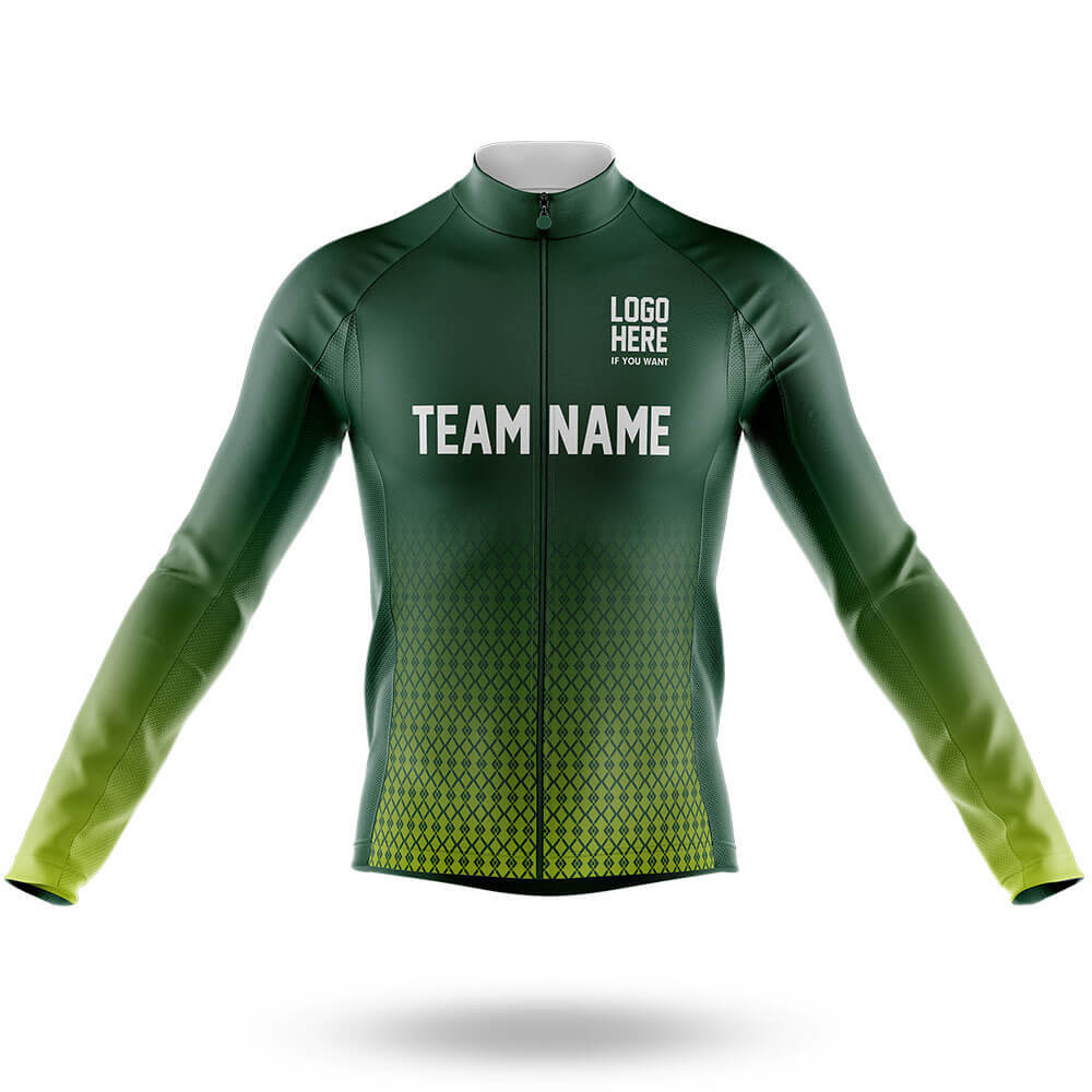 Custom Team Name S1 Green - Men's Cycling Kit