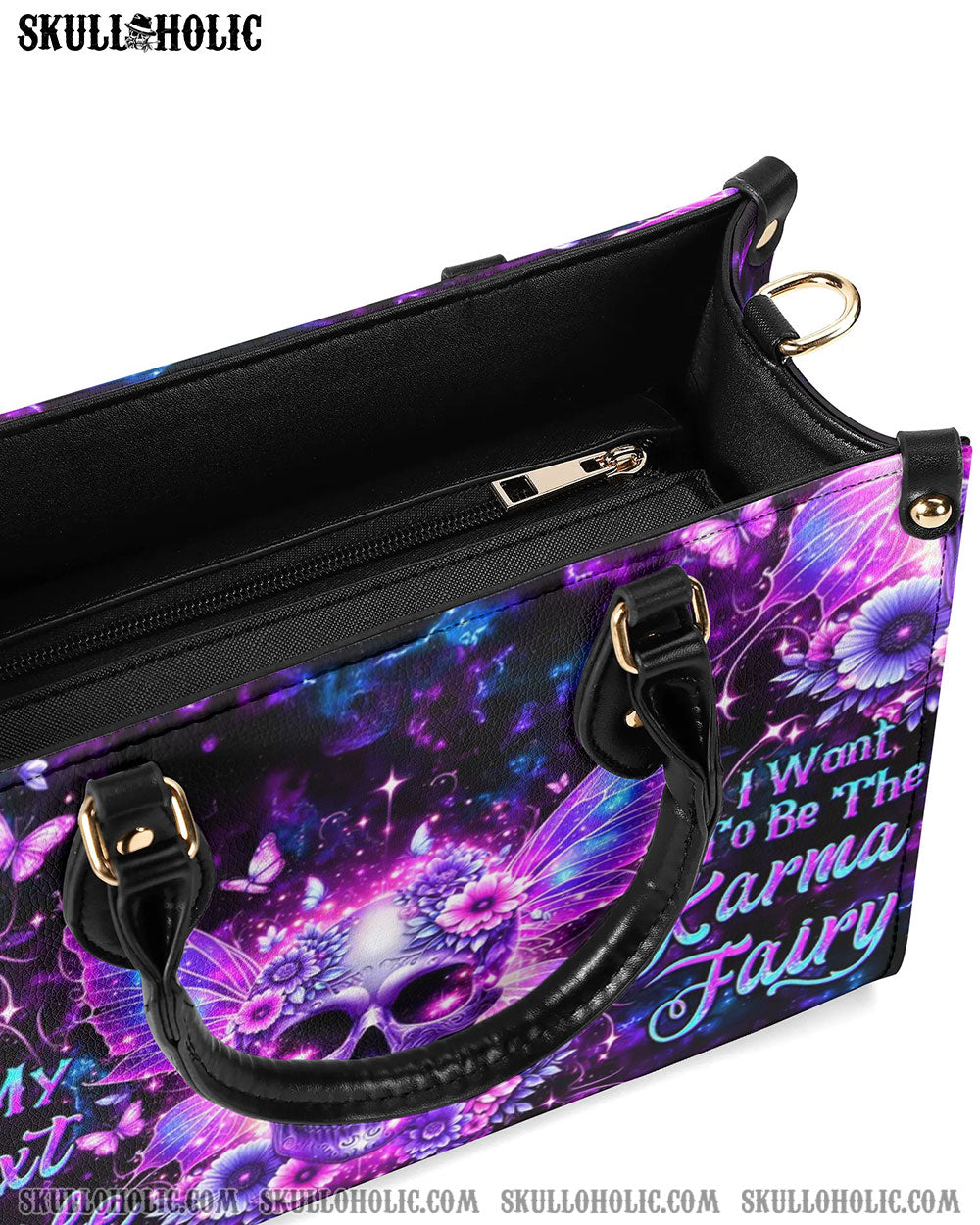 KARMA FAIRY LEATHER HANDBAG - YHDU2406244