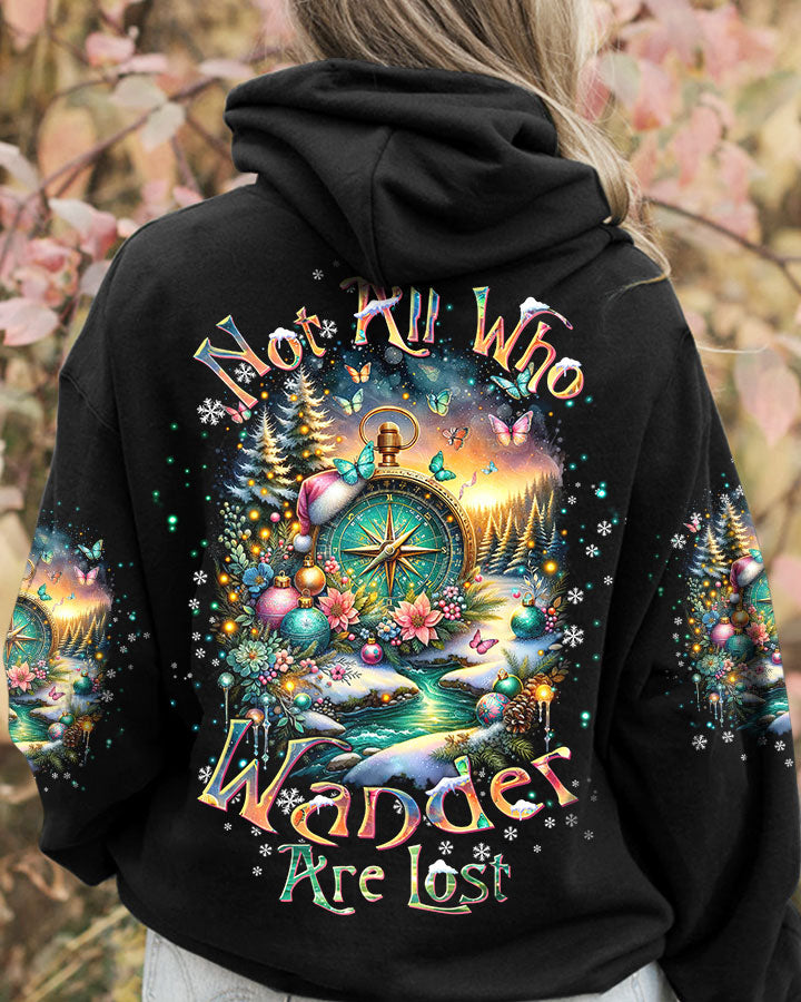 NOT ALL WHO WANDER ARE LOST COMPASS CHRISTMAS ALL OVER PRINT - TLTW2610233