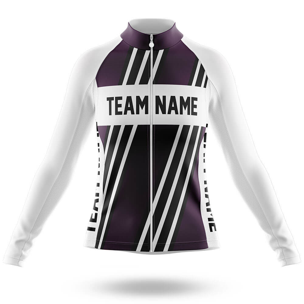 Custom Team Name M5 Dark Purple - Women's Cycling Kit