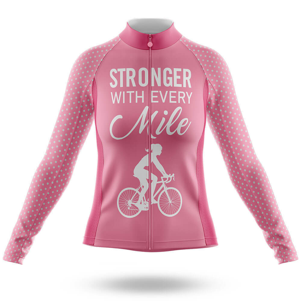Stronger With Every Mile - Women's Cycling Kit