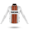 Custom Team Name M4 Orange - Men's Cycling Kit