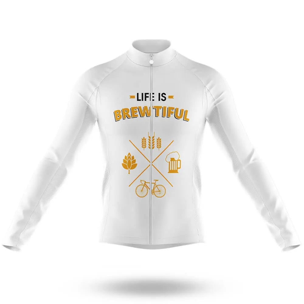 Brewtiful - White - Men's Cycling Kit