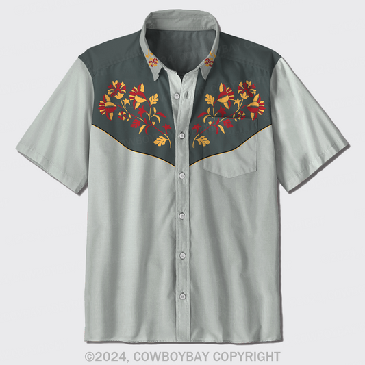 West Cowboy Button Up Shirts