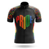 Pride Heart Men's Cycling Jersey Set, Road Bike Cycling Kit for Men, Biking Outfit, Bicycle Suit, Team Racing Uniform