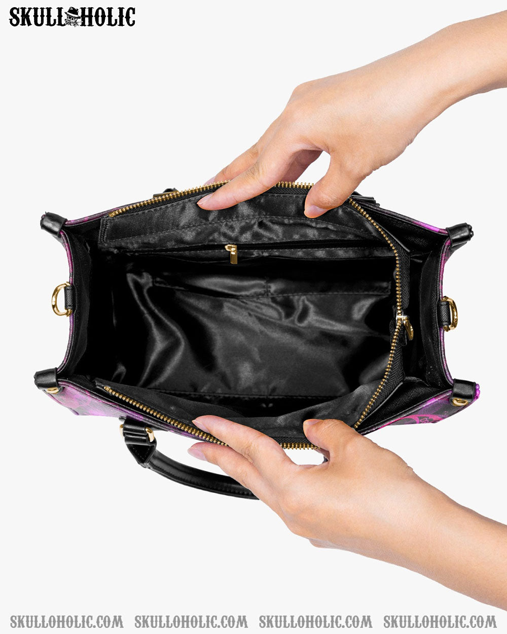 KARMA FAIRY SKULL LEATHER HANDBAG - YHLN2503242