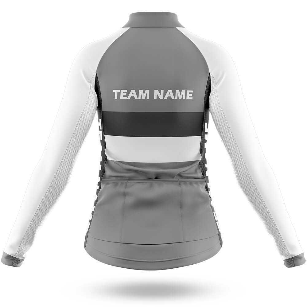 Custom Team Name M2 Grey - Women's Cycling Kit