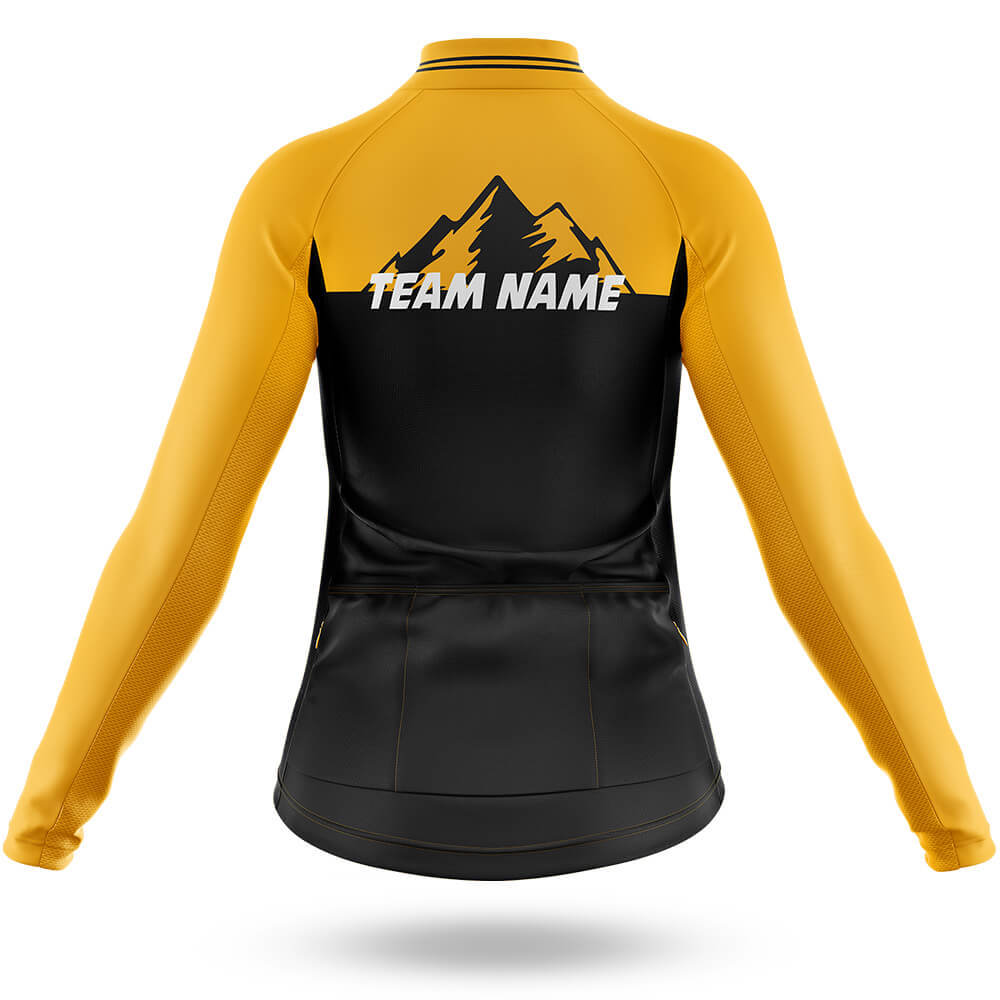 Custom Team Name V3 Black - Women's Cycling Kit