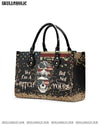 YES I'M A B BUT NOT YOURS LEATHER HANDBAG - YHHG2407244