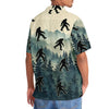 Funny Bigfoot Sasquatch In the Jungle Hawaiian Shirt