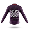 Custom Team Name M7 Dark Purple - Men's Cycling Kit