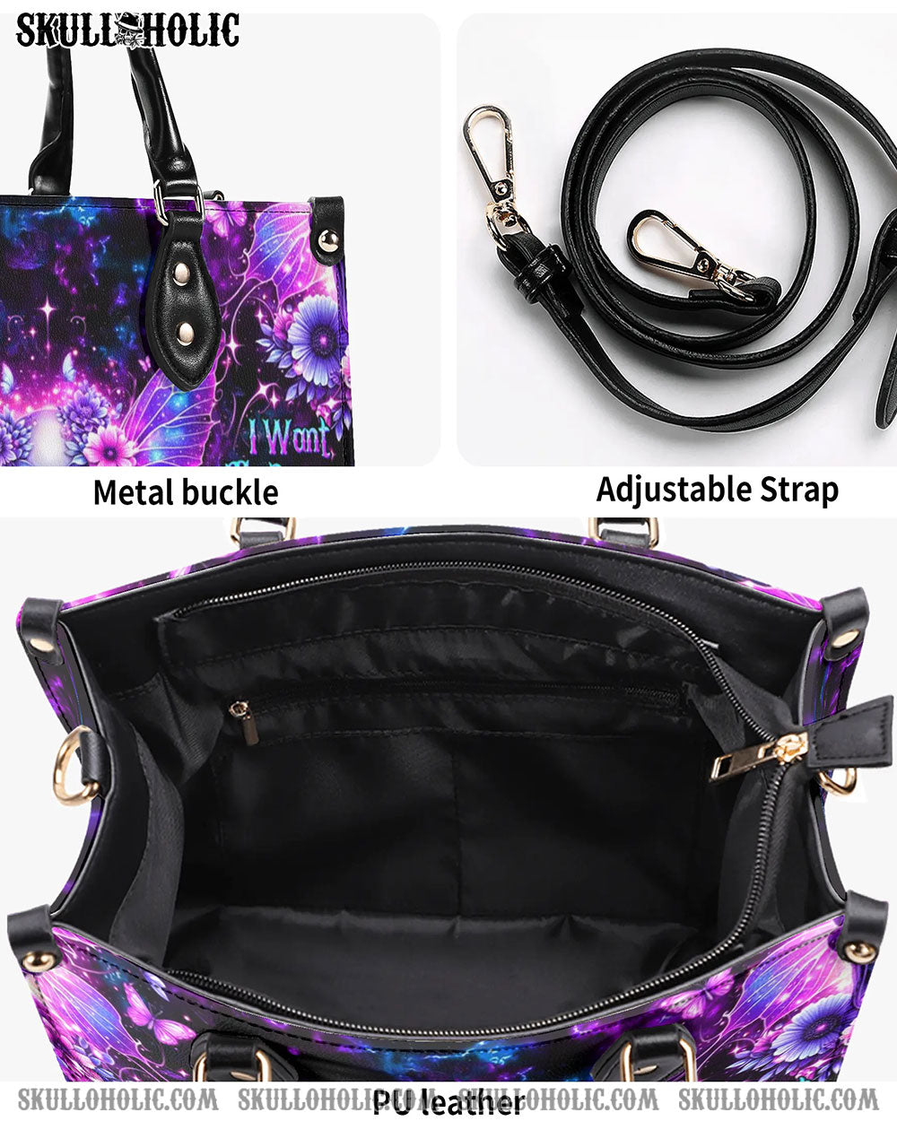 KARMA FAIRY LEATHER HANDBAG - YHDU2406244