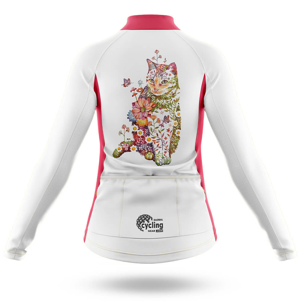 Floral Cat - Women's Cycling Kit