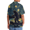 Bigfoot Starry Night Sasquatch Painting Art