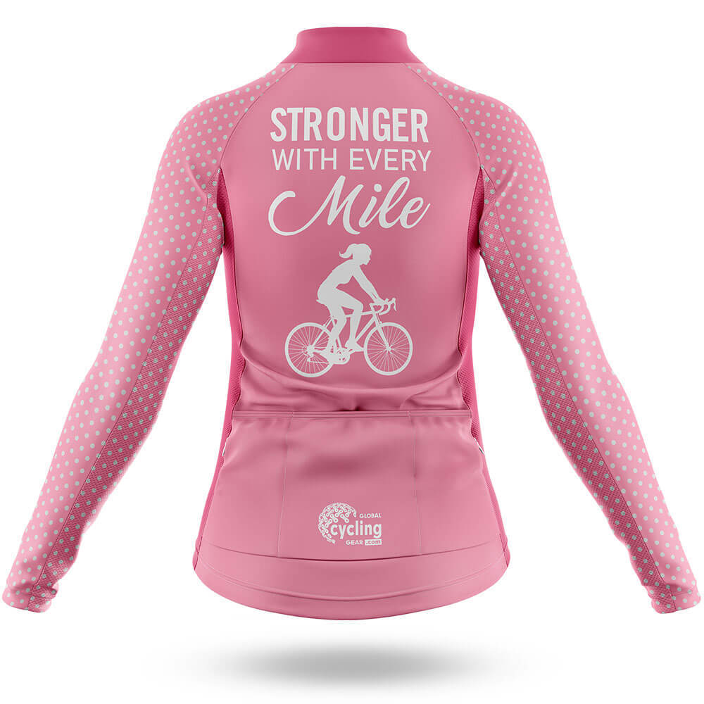 Stronger With Every Mile - Women's Cycling Kit