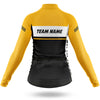 Custom Team Name M1 Yellow - Women's Cycling Kit