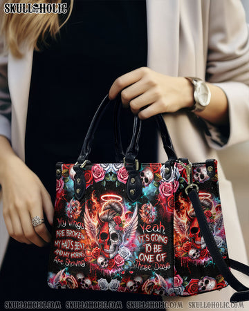 IT'S GOING TO BE ONE OF THOSE DAYS LEATHER HANDBAG - TYQY0204242