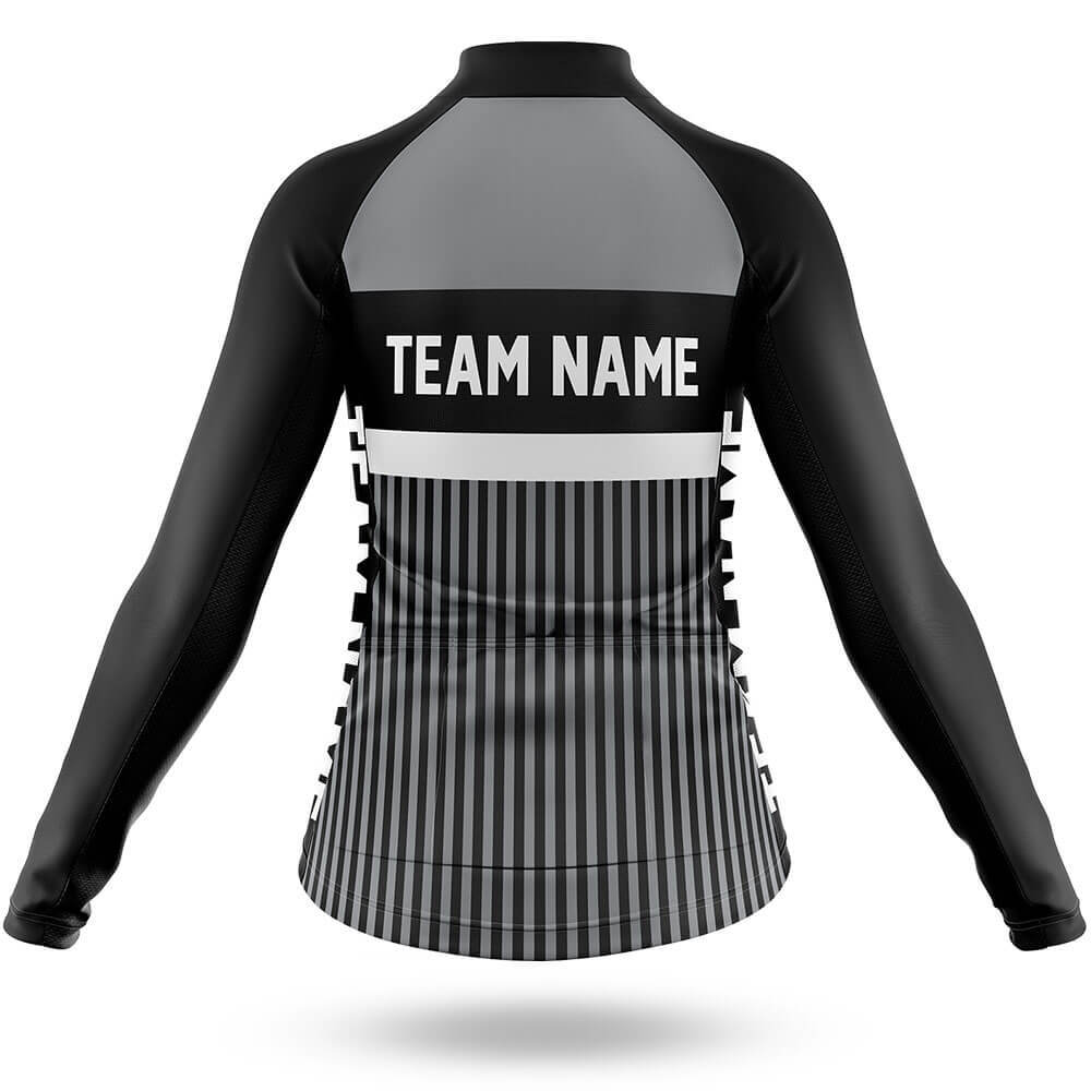 Custom Team Name M6 Grey - Women's Cycling Kit