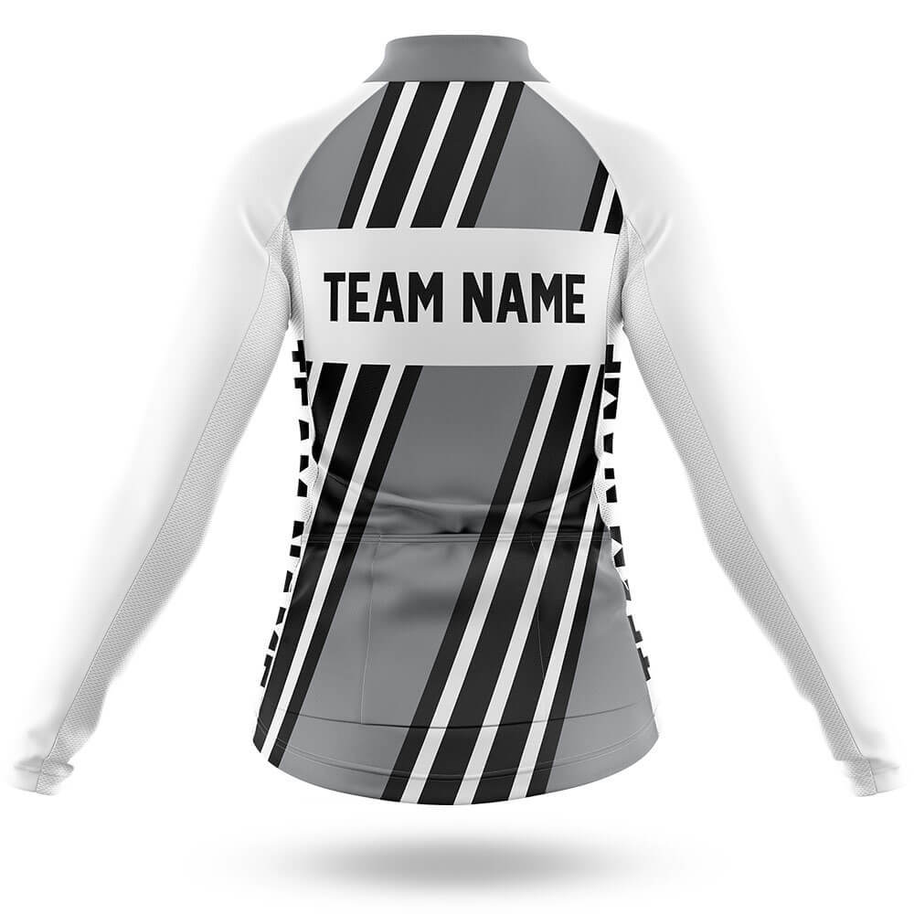 Custom Team Name M5 Grey - Women's Cycling Kit