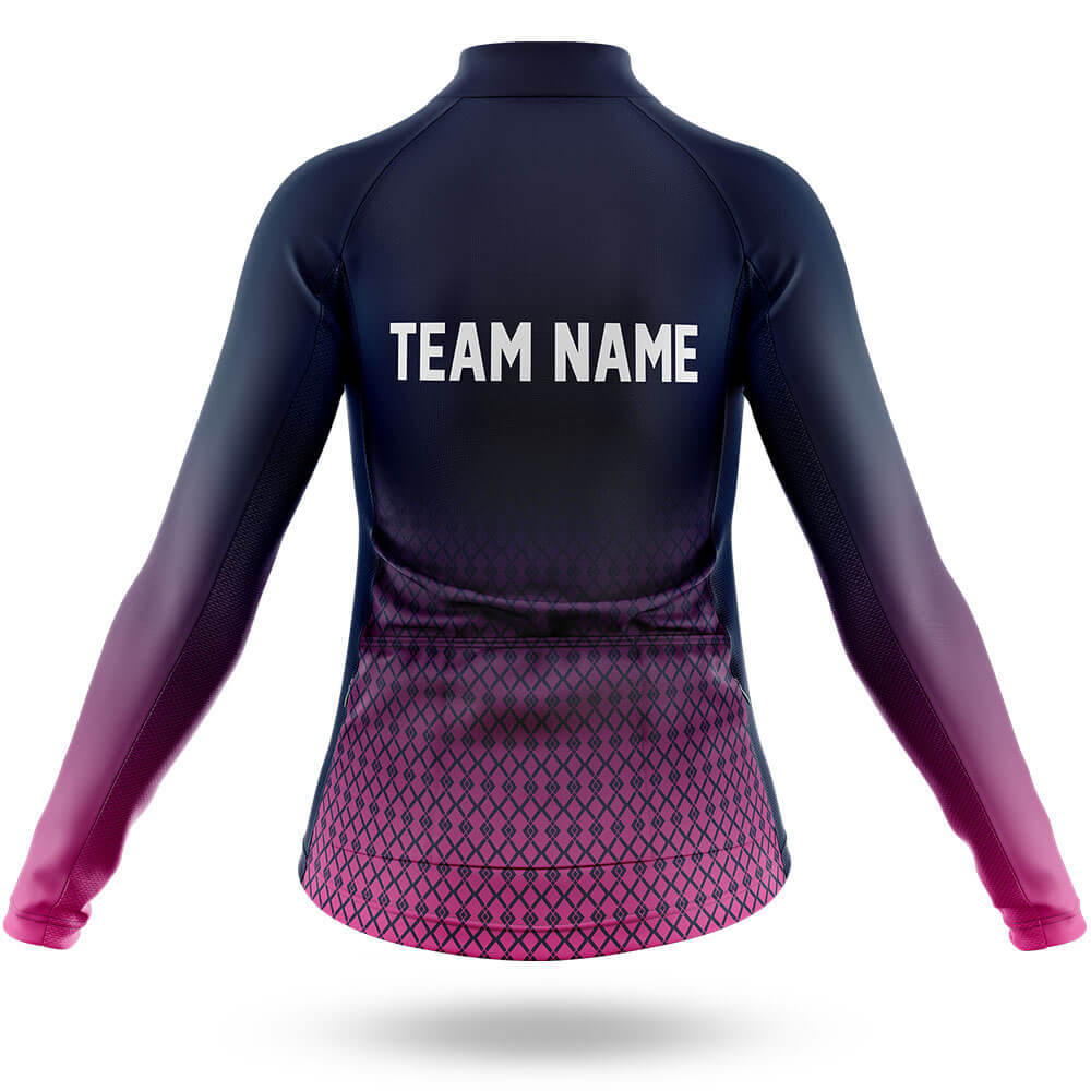 Custom Team Name S1 Pink - Women's Cycling Kit