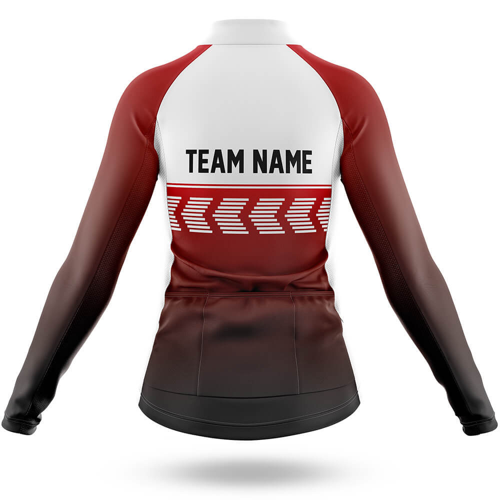 Custom Team Name S4 Red - Women's Cycling Kit