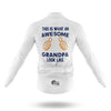 Awesome Grandpa V3 - White - Men's Cycling Kit