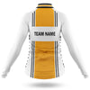 Custom Team Name M4 Yellow - Women's Cycling Kit