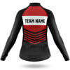 Custom Team Name V20 Red - Women's Cycling Kit