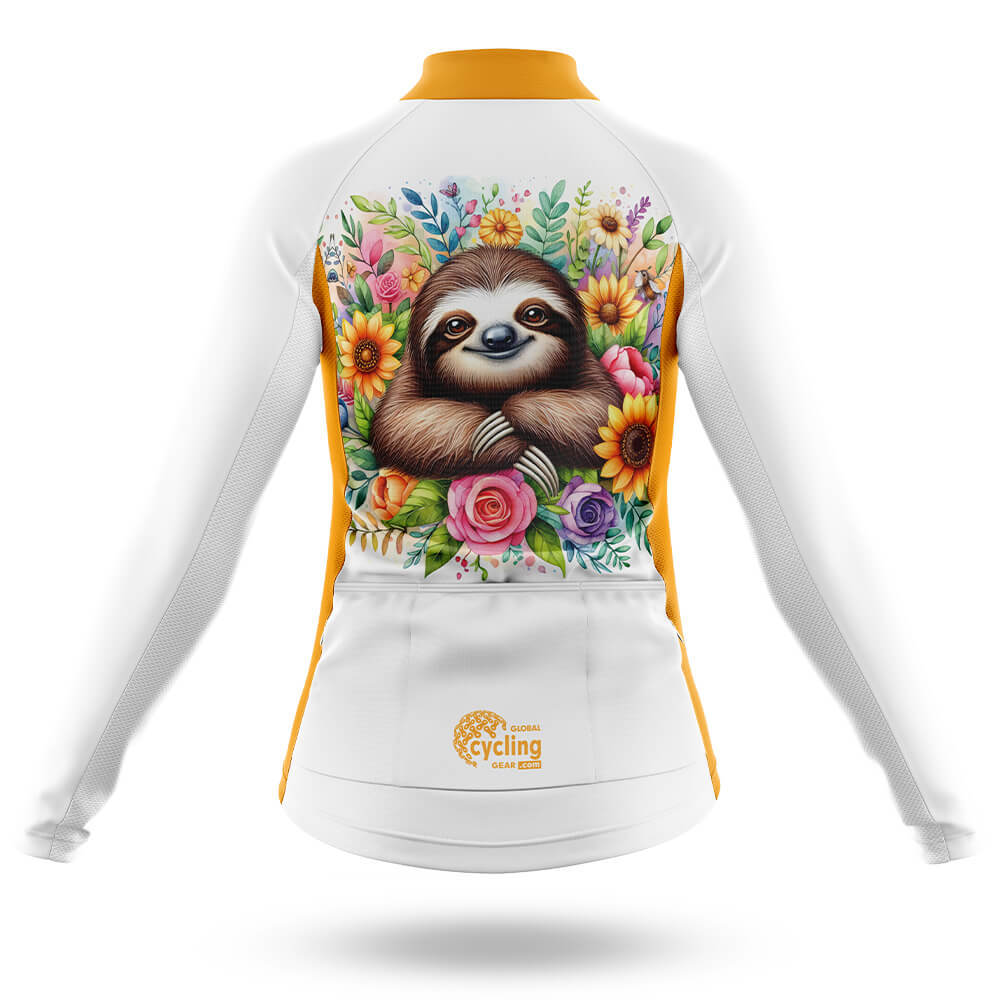 Floral Sloth - Women's Cycling Kit