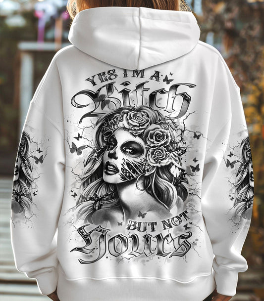 YES I'M A B BUT NOT YOURS ALL OVER PRINT - YHLT2802251