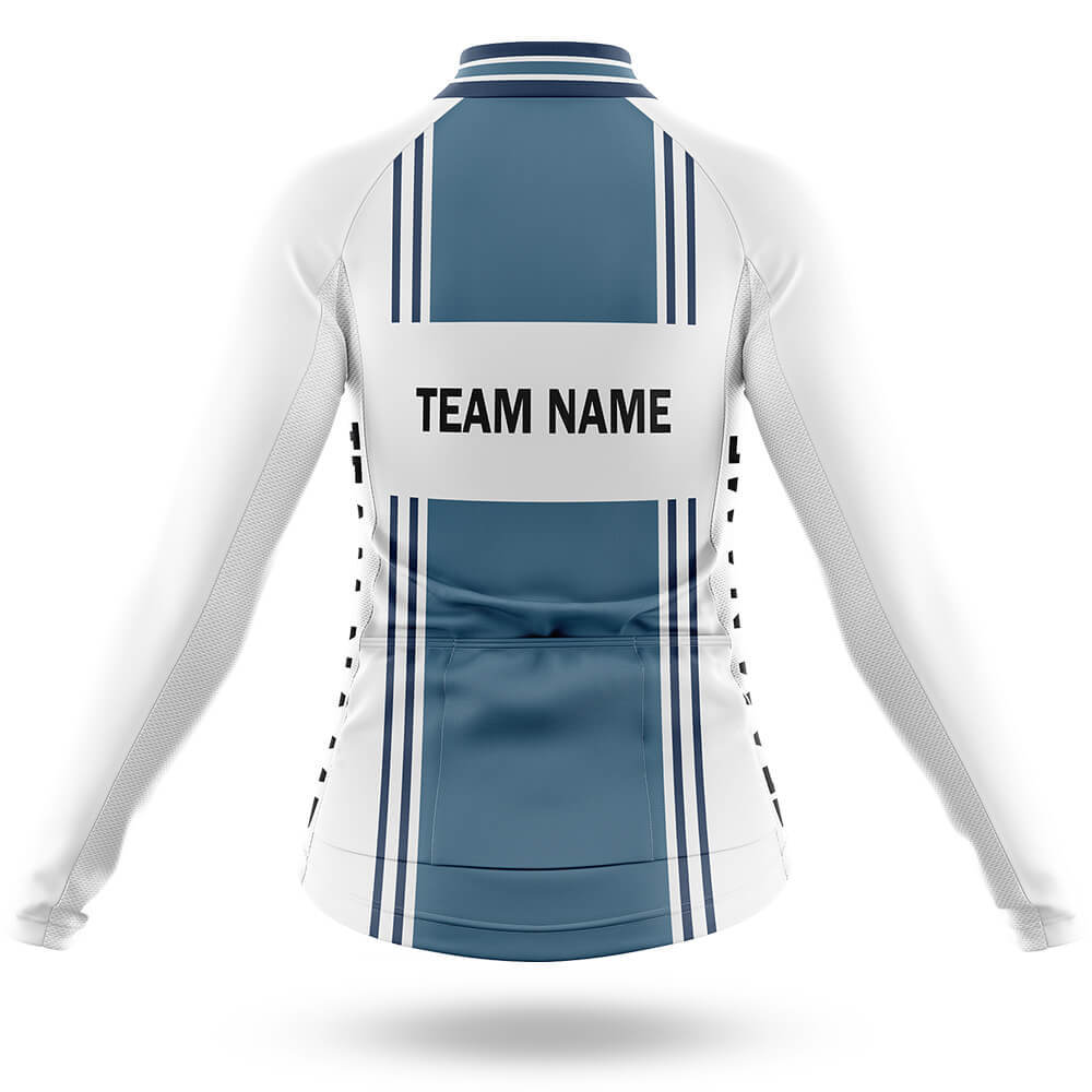Custom Team Name M4 Blue - Women's Cycling Kit