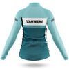 Custom Team Name M1 Blue - Women's Cycling Kit