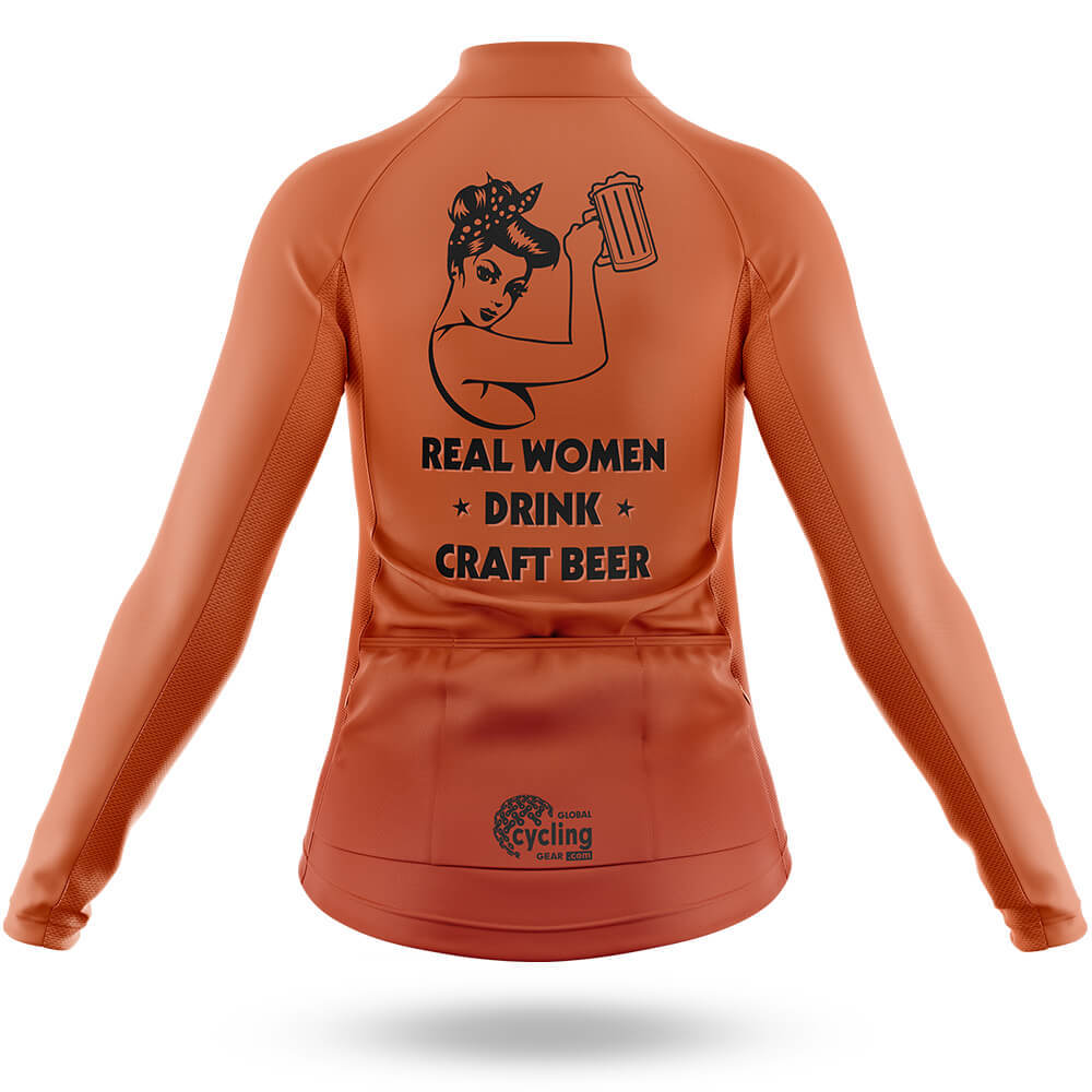 Women Drink Craft Beer - Women's Cycling Kit