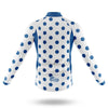 Blue Polka Dot Cycling Jersey