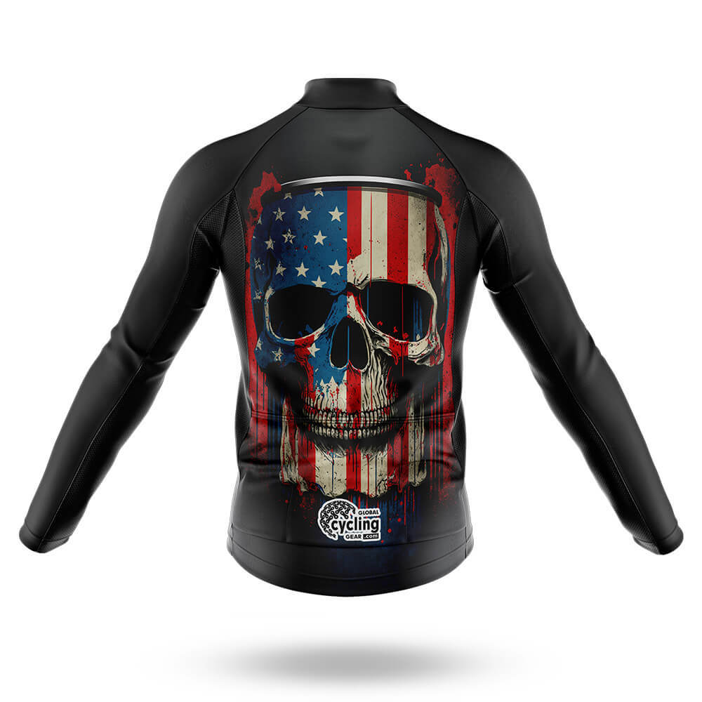 American Flag Skull - Men's Cycling Kit